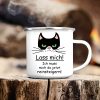Campingbecher Kindertasse Emaille Katze Lass mich Geschenk Geburtstag Auf dem Bild ist das Produkt: Campingbecher Kindertasse Emaille Katze Lass mich Geschenk Geburtstag zum Preis von €17.90 abgebildet.