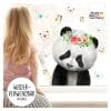 Auf dem Bild ist das Produkt: Fensterbild Frühling Ostern Panda mit Blumen und Schmetterlingen Fensterdeko Kinderzimmer Kind zum Preis von €13.90 abgebildet.