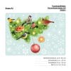 Auf dem Bild ist das Produkt: Fensterbild Weihnachten Winter Weihnachtszweig Tannen Vögel Kugeln Kinderzimmer Fensterdeko wiederverwendbar zum Preis von €13.90 abgebildet.