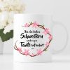 Geschenk Keramik Tasse bedruckt Beste Schwester Tante spülmaschinenfest 330 ml Fassungsvermögen Auf dem Bild ist das Produkt: Geschenk Keramik Tasse bedruckt Beste Schwester Tante spülmaschinenfest 330 ml Fassungsvermögen zum Preis von €15.90 abgebildet.