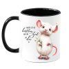 Auf dem Bild ist das Produkt: Kaffeetasse Maus Nichts ist so kostbar wie Zeit mit dir, Kaffeebecher, Geschenk Geburtstag, Weihnachtsgeschenk zum Preis von €18.9 abgebildet.