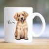Keramiktasse bedruckt Hund Golden Retriever mit Wunschnamen Kaffeetasse personalisiert Geschenk Geburtstag 330 ml Auf dem Bild ist das Produkt: Keramiktasse bedruckt Hund Golden Retriever mit Wunschnamen Kaffeetasse personalisiert Geschenk Geburtstag 330 ml zum Preis von €18.9 abgebildet.