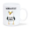 Keramiktasse Möwe Ich war dabei mit Wunschtext maritim Geschenkidee Geburtstag Auf dem Bild ist das Produkt: Keramiktasse Möwe Ich war dabei mit Wunschtext maritim Geschenkidee Geburtstag zum Preis von €18.9 abgebildet.