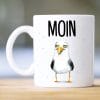 Keramiktasse Möwe Moin maritim Geschenkidee Geburtstag Kaffeetasse 330 ml Auf dem Bild ist das Produkt: Keramiktasse Möwe Moin maritim Geschenkidee Geburtstag Kaffeetasse 330 ml zum Preis von €15.90 abgebildet.