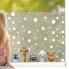 Auf dem Bild ist das Produkt: Sichtschutzfolie Kinderzimmer Zootiere Fensterfolie Fensterdeko Milchglasfolie Wiederverwendbar Sichtschutz zum Preis von €24.9 abgebildet.
