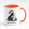 Tasse bedruckt Dachs Frechdachs Geschenk Geburtstag Kaffeetasse Kaffeebecher 330 ml spülmaschinenfest Auf dem Bild ist das Produkt: Tasse bedruckt Dachs Frechdachs Geschenk Geburtstag Kaffeetasse Kaffeebecher 330 ml spülmaschinenfest zum Preis von €17.90 abgebildet.