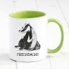 Tasse bedruckt Dachs Frechdachs Geschenk Geburtstag Kaffeetasse Kaffeebecher 330 ml spülmaschinenfest Auf dem Bild ist das Produkt: Tasse bedruckt Dachs Frechdachs Geschenk Geburtstag Kaffeetasse Kaffeebecher 330 ml spülmaschinenfest zum Preis von €17.90 abgebildet.