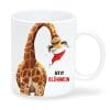 Auf dem Bild ist das Produkt: Tasse bedruckt Giraffe Glühweintasse Geschenk zu Weihnachten Keramiktasse Weihnachtstasse zum Preis von €15.90 abgebildet.