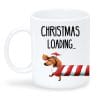 Bedruckte Tasse Weihnachtszeit Hund Dackel Christmas loading Weihnachtsgeschenk Auf dem Bild ist das Produkt: Bedruckte Tasse Weihnachtszeit Hund Dackel Christmas loading Weihnachtsgeschenk zum Preis von €15.90 abgebildet.