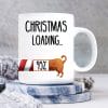 Bedruckte Tasse Weihnachtszeit Hund Dackel Christmas loading Weihnachtsgeschenk Auf dem Bild ist das Produkt: Bedruckte Tasse Weihnachtszeit Hund Dackel Christmas loading Weihnachtsgeschenk zum Preis von €15.90 abgebildet.