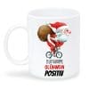 Auf dem Bild ist das Produkt: Tasse für die Weihnachtzeit bedruckt Weihnachtsmann mit Spruch Blutgruppe Glühwein positiv Geschenk Weihnachten zum Preis von €15.90 abgebildet.