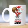 Auf dem Bild ist das Produkt: Tasse für die Weihnachtzeit bedruckt Weihnachtsmann mit Spruch Blutgruppe Glühwein positiv Geschenk Weihnachten zum Preis von €15.90 abgebildet.