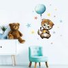 Wandtattoo Kinderzimmer Katze mit Luftballon Dekoration Babyzimmer Auf dem Bild ist das Produkt: Wandtattoo Kinderzimmer Katze mit Luftballon Dekoration Babyzimmer zum Preis von €24.9 abgebildet.