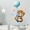 Wandtattoo Kinderzimmer Katze mit Luftballon Dekoration Babyzimmer Auf dem Bild ist das Produkt: Wandtattoo Kinderzimmer Katze mit Luftballon Dekoration Babyzimmer zum Preis von €24.9 abgebildet.