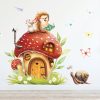 Wandtattoo Kinderzimmer Pilzhaus mit Igel Maus und Mausetür Kinderzimmerdeko Babyzimmer Auf dem Bild ist das Produkt: Wandtattoo Kinderzimmer Pilzhaus mit Igel Maus und Mausetür Kinderzimmerdeko Babyzimmer zum Preis von €19.9 abgebildet.