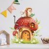 Wandtattoo Kinderzimmer Pilzhaus mit Igel Maus und Mausetür Kinderzimmerdeko Babyzimmer Auf dem Bild ist das Produkt: Wandtattoo Kinderzimmer Pilzhaus mit Igel Maus und Mausetür Kinderzimmerdeko Babyzimmer zum Preis von €19.9 abgebildet.