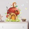 Wandtattoo Kinderzimmer Pilzhaus mit Igel Maus und Mausetür Kinderzimmerdeko Babyzimmer Auf dem Bild ist das Produkt: Wandtattoo Kinderzimmer Pilzhaus mit Igel Maus und Mausetür Kinderzimmerdeko Babyzimmer zum Preis von €19.9 abgebildet.