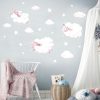 Wandtattoo Kinderzimmer Schafe Schäfchen Wolken Schäfchenwolken Dekoration Babyzimmer Auf dem Bild ist das Produkt: Wandtattoo Kinderzimmer Schafe Schäfchen Wolken Schäfchenwolken Dekoration Babyzimmer zum Preis von €49.9 abgebildet.