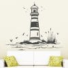Wandtattoo Strand mit Leuchtturm und Vögeln maritime Dekoration Auf dem Bild ist das Produkt: Wandtattoo Strand mit Leuchtturm und Vögeln maritime Dekoration zum Preis von €23.9 abgebildet.