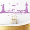 Auf dem Bild ist das Produkt: Wandtattoo Wandbild Skyline Warnemünde Strand Rostock Heimat Heimatliebe zum Preis von €19.9 abgebildet.