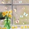 Auf dem Bild ist das Produkt: Fensterbild Frühling Ostern wiederverwendbar 25 Schmetterlinge im Set Fensterdeko Kinderzimmer Kind zum Preis von €13.90 abgebildet.