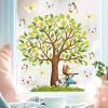 Auf dem Bild ist das Produkt: Fensterbild Frühling Ostern Baum Katze Schmetterlinge Fensterdeko Kinderzimmer Kind Frühlingdeko Osterdeko zum Preis von €13.90 abgebildet.