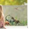 Auf dem Bild ist das Produkt: Sichtschutzfolie Kinderzimmer Dinosaurier Fensterfolie Fensterdeko Milchglasfolie Dinos Folie Junge Blickdicht zum Preis von €29.9 abgebildet.