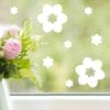 Auf dem Bild ist das Produkt: Fensteraufkleber Frühling Blumen Weiß WIEDERVERWENDBAR  17 Aufkleber im Set Fensterbilder Ostermotiv zum Preis von €8.9 abgebildet.