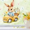 Fensterbild Frühling Ostern Hasen im gelben Auto mit Schmetterlingen Ostereiern und Blumen Fensterdeko Kinderzimmer Kind Frühlingsdeko Auf dem Bild ist das Produkt: Fensterbild Frühling Ostern Hasen im gelben Auto mit Schmetterlingen Ostereiern und Blumen Fensterdeko Kinderzimmer Kind Frühlingsdeko zum Preis von €13.9 abgebildet.