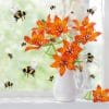 Fensterbild Frühling Sommer Bienen bunt wiederverwendbare Hummeln im Set Fensterdeko Kinderzimmer Sommerdeko Frühlingsdeko Auf dem Bild ist das Produkt: Fensterbild Frühling Sommer Bienen bunt wiederverwendbare Hummeln im Set Fensterdeko Kinderzimmer Sommerdeko Frühlingsdeko zum Preis von €13.9 abgebildet.