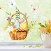 Auf dem Bild ist das Produkt: Fensterbild Set Frühling Ostern Hasen im Auto mit Schmetterlingen Ostereiern Küken Lamm & Blumen Fensterdeko Frühlingsdeko zum Preis von €13.9 abgebildet.