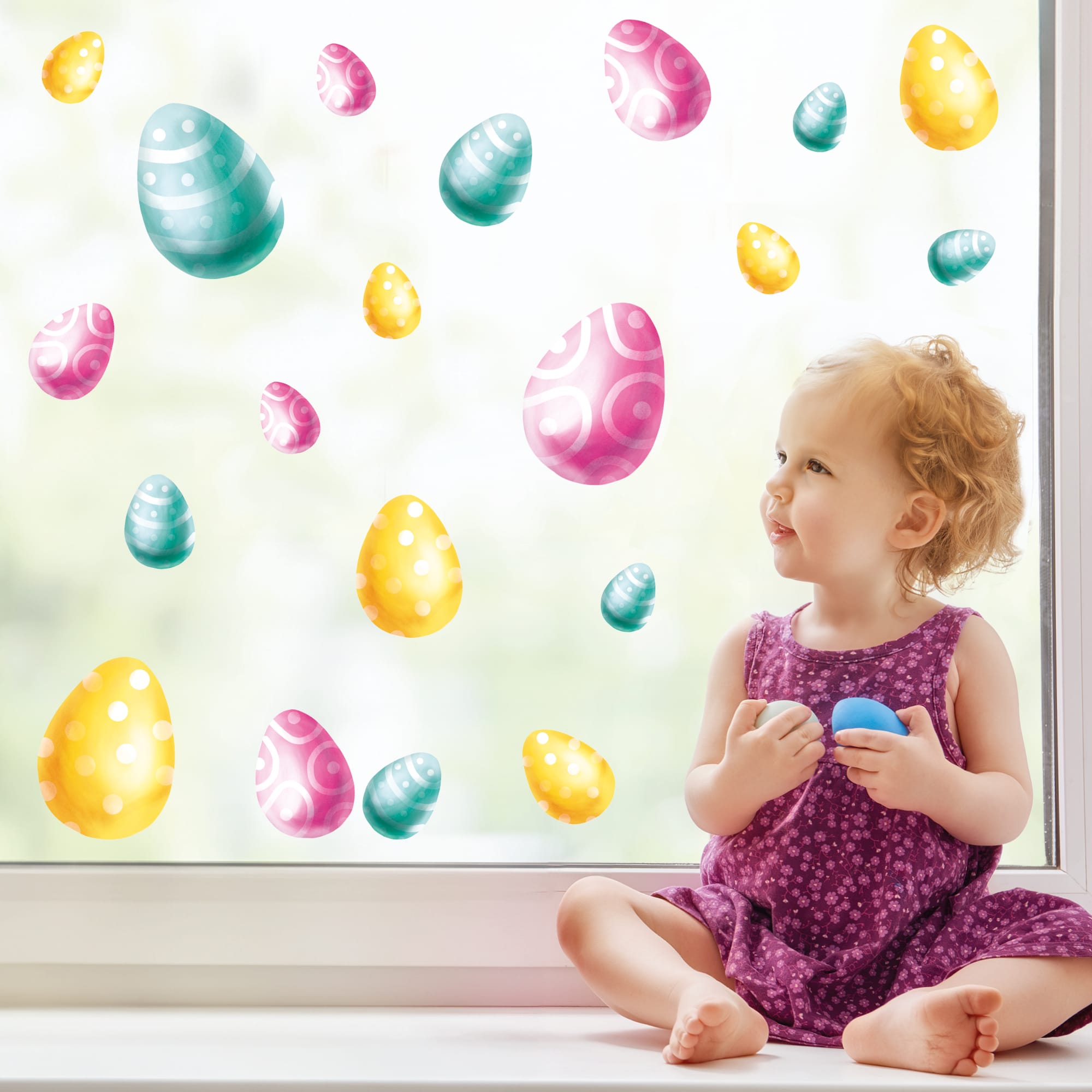 Auf dem Bild ist das Produkt: Fensterbild Frühling Ostern Ostereier bunt Set Fensterdeko Kinderzimmer Kind, Frühlingsdeko, Osterdeko zum Preis von €13.9 abgebildet.