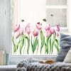 Fensterbild Frühling Tulpen und Bienen Osterdeko Blumenwiese Fensterdeko Kinderzimmer Kind Auf dem Bild ist das Produkt: Fensterbild Frühling Tulpen und Bienen Osterdeko Blumenwiese Fensterdeko Kinderzimmer Kind zum Preis von €13.9 abgebildet.