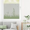 Auf dem Bild ist das Produkt: Sichtschutzfolie filigranes grünes Schilf maritim Fensterfolie Fensterdeko Milchglasfolie Fensterdekoration Wiederverwendbar zum Preis von €24.9 abgebildet.