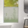 Auf dem Bild ist das Produkt: Sichtschutzfolie filigranes grünes Schilf maritim Fensterfolie Fensterdeko Milchglasfolie Fensterdekoration Wiederverwendbar zum Preis von €24.9 abgebildet.