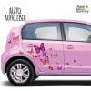 Auf dem Bild ist das Produkt: Autoaufkleber rosa Schmetterlinge Fahrzeug Auto Dekoration zum Preis von €34.9 abgebildet.