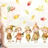 Fensterbild Herbst niedliche Wichtel mit Blättern herbstliche Fensteraufkleber Fensterdeko Deko Auf dem Bild ist das Produkt: Fensterbild Herbst niedliche Wichtel mit Blättern herbstliche Fensteraufkleber Fensterdeko Deko zum Preis von €13.90 abgebildet.