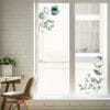 Auf dem Bild ist das Produkt: Fensterbild Eukalyptus Zweig Ranke Pflanze Rahmen wiederverwendbar Fensteraufkleber Fensterdekoration Frühling zum Preis von €13.9 abgebildet.