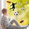 Fensterbild Fußballer Kinderzimmer Fussball Fußballnetz Tor Junge EM WM Sport wiederverwendbar Fenstersticker Fußballspieler Auf dem Bild ist das Produkt: Fensterbild Fußballer Kinderzimmer Fussball Fußballnetz Tor Junge EM WM Sport wiederverwendbar Fenstersticker Fußballspieler zum Preis von €13.9 abgebildet.