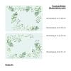 Auf dem Bild ist das Produkt: Fensterbild grüne Gräser Zweig Farne Rahmen wiederverwendbar Fensteraufkleber Fensterdekoration Frühling zum Preis von €13.9 abgebildet.
