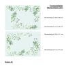 Auf dem Bild ist das Produkt: Fensterbild grüne Gräser Zweig Farne Rahmen wiederverwendbar Fensteraufkleber Fensterdekoration Frühling zum Preis von €13.9 abgebildet.