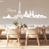 Auf dem Bild ist das Produkt: Wandtattoo Skyline Paris Wandaufkleber Eiffelturm Notre Dame Wandsticker Heimat zum Preis von €26.9 abgebildet.