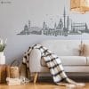Wandtattoo Wandbild Messestadt Leipzig Skyline Dekoration Heimat Auf dem Bild ist das Produkt: Wandtattoo Wandbild Messestadt Leipzig Skyline Dekoration Heimat zum Preis von €29.9 abgebildet.