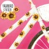 Fahrradaufkleber 33 Stk. Sonnenblumen Fahrrad Sticker Fahrraddesign Kinderfahrrad Sunflower Bike Auf dem Bild ist das Produkt: Fahrradaufkleber 33 Stk. Sonnenblumen Fahrrad Sticker Fahrraddesign Kinderfahrrad Sunflower Bike zum Preis von €10.9 abgebildet.