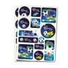 Auf dem Bild ist das Produkt: Namensaufkleber Sticker Fußball blau Wunschname Set Aufkleber Fussball Schule Kindergarten Aufkleberset Name Einschulung Bücheraufkleber zum Preis von €14.9 abgebildet.