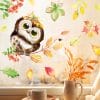 Fensteraufkleber Herbst Eule Blätter wiederverwendbar herbstlicher Fensteraufkleber Fensterdeko Kinderzimmer Auf dem Bild ist das Produkt: Fensteraufkleber Herbst Eule Blätter wiederverwendbar herbstlicher Fensteraufkleber Fensterdeko Kinderzimmer zum Preis von €13.9 abgebildet.