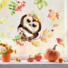 Fensteraufkleber Herbst Eule Blätter wiederverwendbar herbstlicher Fensteraufkleber Fensterdeko Kinderzimmer Auf dem Bild ist das Produkt: Fensteraufkleber Herbst Eule Blätter wiederverwendbar herbstlicher Fensteraufkleber Fensterdeko Kinderzimmer zum Preis von €13.9 abgebildet.