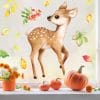 Fensteraufkleber Herbst Rehkitz Reh Waldtier Blätter herbstlicher Fensteraufkleber Fensterdeko Auf dem Bild ist das Produkt: Fensteraufkleber Herbst Rehkitz Reh Waldtier Blätter herbstlicher Fensteraufkleber Fensterdeko zum Preis von €13.9 abgebildet.