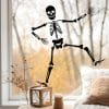Fensterbild Halloween Skelett schwarze Silhouette Knochen Fensterdeko Kinderzimmer Wohnzimmer Fensterfolie Fensterdekoration Auf dem Bild ist das Produkt: Fensterbild Halloween Skelett schwarze Silhouette Knochen Fensterdeko Kinderzimmer Wohnzimmer Fensterfolie Fensterdekoration zum Preis von €13.9 abgebildet.
