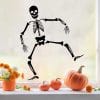 Fensterbild Halloween Skelett schwarze Silhouette Knochen Fensterdeko Kinderzimmer Wohnzimmer Fensterfolie Fensterdekoration Auf dem Bild ist das Produkt: Fensterbild Halloween Skelett schwarze Silhouette Knochen Fensterdeko Kinderzimmer Wohnzimmer Fensterfolie Fensterdekoration zum Preis von €13.9 abgebildet.